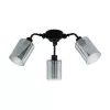EGLO, 43308, FORESTBURG, ceiling lamp, E27, 3X40W, IP20, black-transparent
