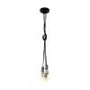 EGLO, 43314, COULSDON, pendant, E27, 5X10W, black, white