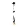 EGLO, 43314, COULSDON, pendant, E27, 5X10W, black, white