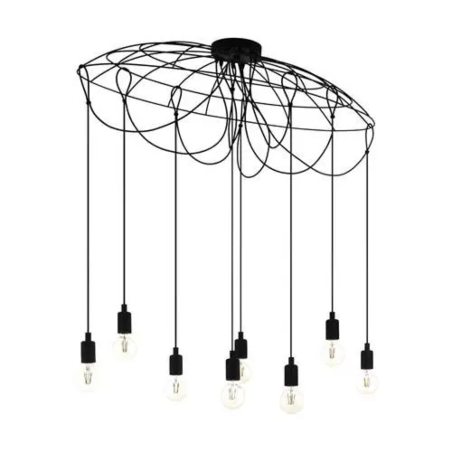 EGLO, 43322, HOGSMILL, pendant, E27, 8X40W, IP20