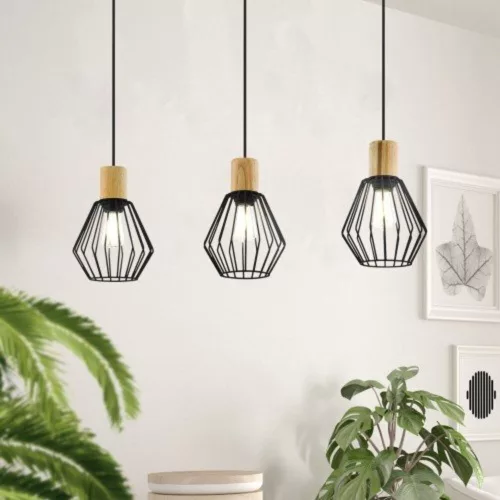 EGLO, 43378, PALMORLA, pendant, E27, 3X60W, IP20