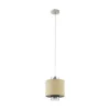 EGLO, 43393, MEDIOUNA, pendant, E27, 1X40W, IP20, gold color, brown