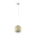 EGLO, 43393, MEDIOUNA, pendant, E27, 1X40W, IP20, gold color, brown