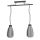 EGLO, 43395, BRICKFIELD, pendant, E27, 2X40W, IP20, black-transparent
