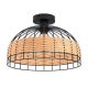 EGLO, 43398, ANWICK, ceiling lamp, E27, 1X60W, IP20, natural