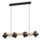 EGLO, 43424, HORNWOOD, pendant, E27, 4X28W, IP20, brown