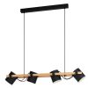 EGLO, 43424, HORNWOOD, pendant, E27, 4X28W, IP20, brown