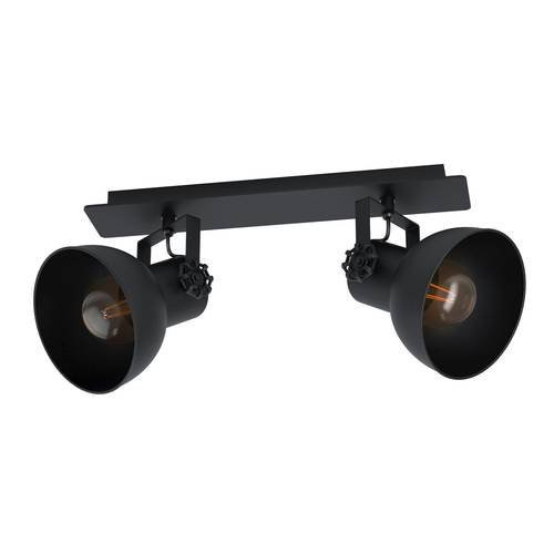 EGLO, 43432, BARNSTAPLE 1, spot lamp, E27, 2X40W, IP20, black