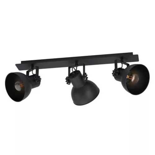 EGLO, 43433, BARNSTAPLE 1, spotlight, E27, 3X40W, IP20, black