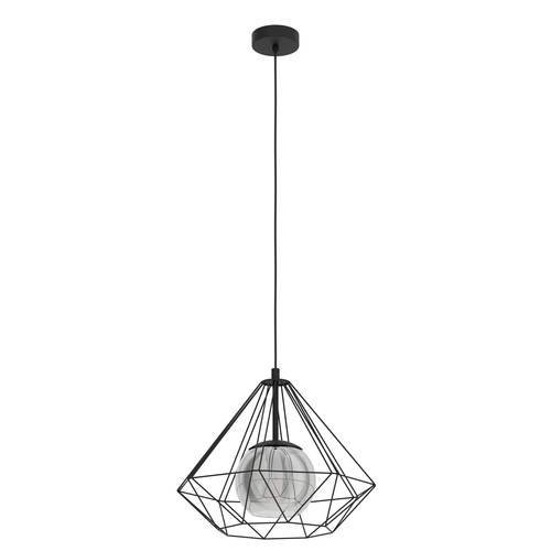 EGLO, 43481, VERNHAM, pendant, E27, 1X40W, IP20, black-transparent