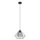 EGLO, 43482, VERNHAM, pendant, E27, 1X40W, IP20, black-transparent