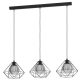 EGLO, 43483, VERNHAM, pendant, E27, 3X40W, IP20, black-transparent