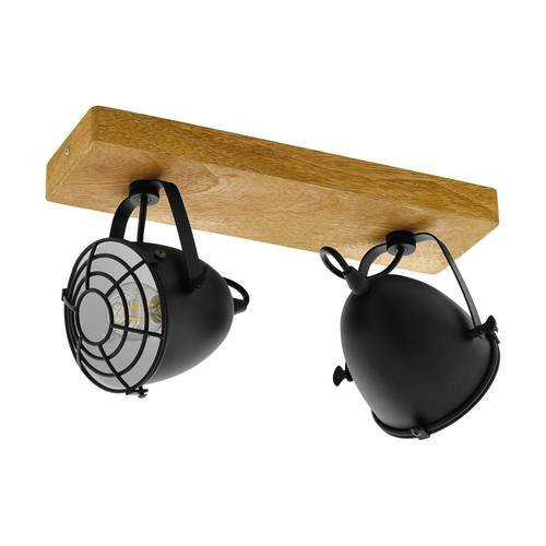 EGLO, 49077, GATEBECK, spot lamp, E14, 2X40W, IP20, black