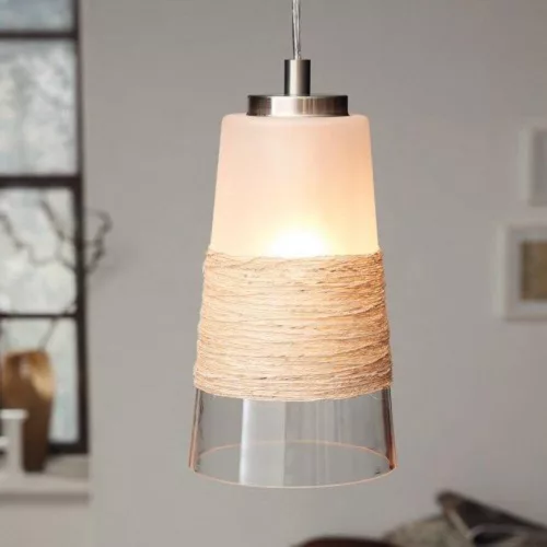 EGLO, 49152, BURNHAM, pendant, E27, 3X60W, IP20, natural, white