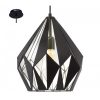 EGLO, 49255, CARLTON 1, pendant, E27, 1X60W, IP20