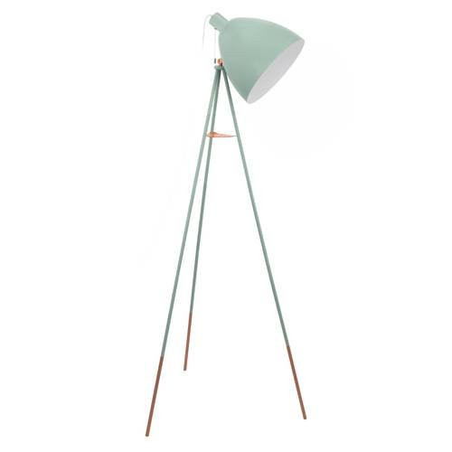 EGLO, 49342, DUNDEE, floor lamp, E27, 1X60W, IP20, mint, white
