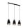EGLO, 49448, AUSTELL, pendant, E27, 3X60W, IP20, black, gold