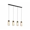 EGLO, 49475, LITTLETON, pendant, E27, 4X60W, IP20, brown