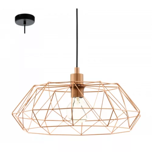 EGLO, 49488, CARLTON 2, pendant, E27, 1X60W, IP20