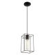 EGLO, 49495, LONCINO, pendant, E27, 1X60W, IP20, black-transparent