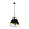 EGLO, 49509, AUSTELL, pendant, E27, 1X60W, IP20, black, gold