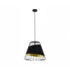 EGLO, 49509, AUSTELL, pendant, E27, 1X60W, IP20, black, gold