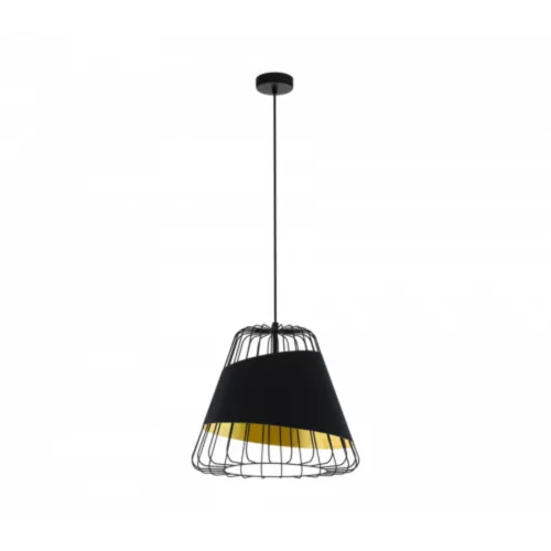 EGLO, 49509, AUSTELL, pendant, E27, 1X60W, IP20, black, gold