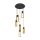 EGLO, 49549, LITTLETON, pendant, E27, 6X60W, IP20, brown