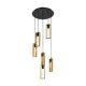 EGLO, 49549, LITTLETON, pendant, E27, 6X60W, IP20, brown