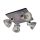EGLO, 49653, BARNSTAPLE, spot lamp, E27, 4X40W, IP20, distressed galvanized finish