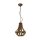 EGLO, 49724, KINROSS, pendant, E27, 1X60W, IP20, brown