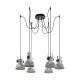 EGLO, 49732, BARNSTAPLE, pendant, E27, 6X40W, IP20, worn effect galvanized