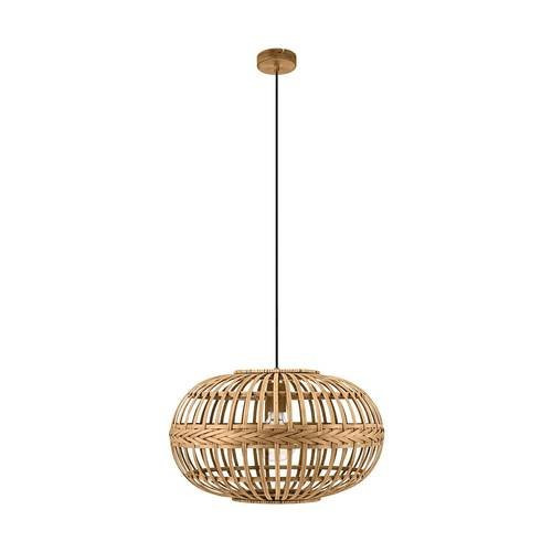 EGLO, 49771, AMSFIELD, pendant, E27, 1X60W, IP20, brown