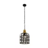 EGLO, 49785, OLDCASTLE, pendant, E27, 1X60W, IP20, silver, gold color