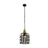 EGLO, 49785, OLDCASTLE, pendant, E27, 1X60W, IP20, silver, gold color