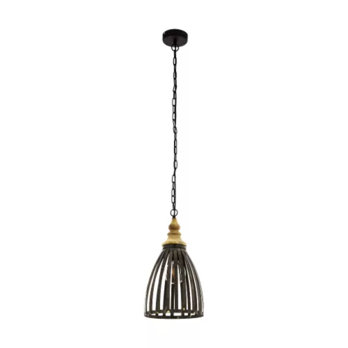 EGLO, 49786, OLDCASTLE, pendant, E27, 1X60W, IP20, silver, gold color
