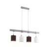 EGLO, 49927, TOWNSHEND 2, pendant, E27, 4X60W, IP20, white, brown