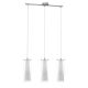 EGLO, 89833, PINTO, pendant, E27, 3X40W, IP20, clear, white