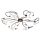 EGLO, 90697, GERBERA 1, ceiling lamp, G9, 6X33W, IP20, white