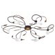 EGLO, 90697, GERBERA 1, ceiling lamp, G9, 6X33W, IP20, white