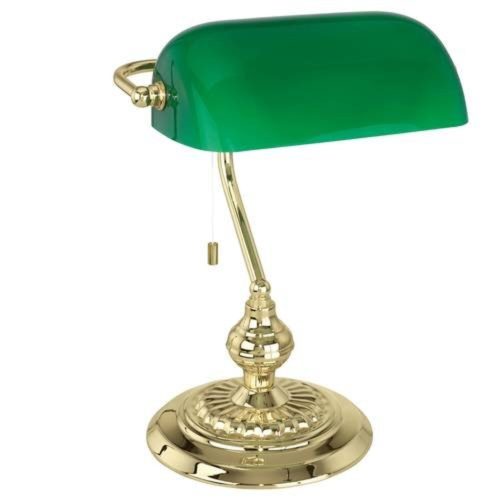 EGLO, 90967, BANKER, table lamp, E27, 1X60W, IP20, green