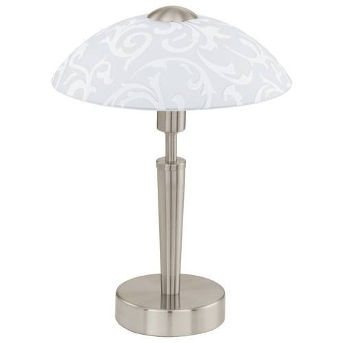 EGLO, 91238, SOLO, table lamp, E14, 1X60W, Dimmable, IP20, white, with pattern
