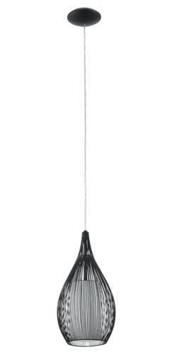 EGLO, 92252, RAZONI, pendant, E27, 1X60W, IP20, black, white