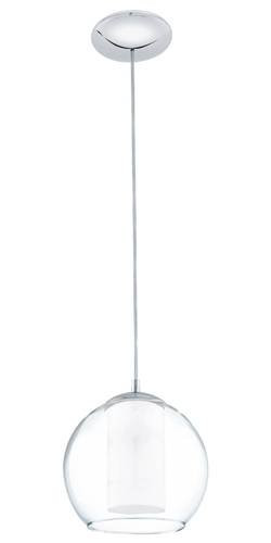 EGLO, 92761, BOLSANO, pendant, E27, 1X60W, IP20, white, transparent