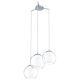 EGLO, 92762, BOLSANO, pendant, E27, 3X60W, IP20, white, transparent