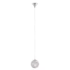 EGLO, 93073, LUBERIO, pendant, E27, 1X60W, IP20, transparent, aluminum