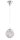EGLO, 93073, LUBERIO, pendant, E27, 1X60W, IP20, transparent, aluminum