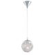 EGLO, 93073, LUBERIO, pendant, E27, 1X60W, IP20, transparent, aluminum