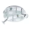 EGLO , 93085 , CABO 1 , surface-mounted ceiling light , 3000 K , GU10 , 4X2.8W , IP20 , white , transparent