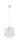 EGLO, 93092, FEDRA 2, pendant, E27, 1X60W, IP20, pearl, transparent